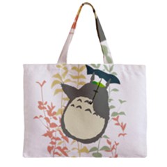 My Neighbor Totoro Cartoon Zipper Mini Tote Bag by Mog4mog4