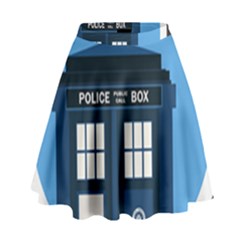 Doctor Who Tardis High Waist Skirt by Mog4mog4