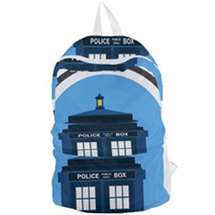 Doctor Who Tardis Foldable Lightweight Backpack by Mog4mog4