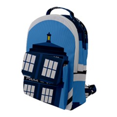 Doctor Who Tardis Flap Pocket Backpack (large) by Mog4mog4