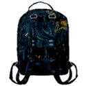 Hogwarts Castle Van Gogh Flap Pocket Backpack (Large) View3