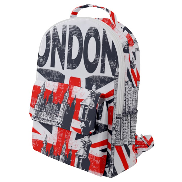 Big Ben City Of London Flap Pocket Backpack (Small)