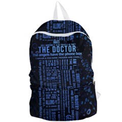 Doctor Who Tardis Foldable Lightweight Backpack by Mog4mog4