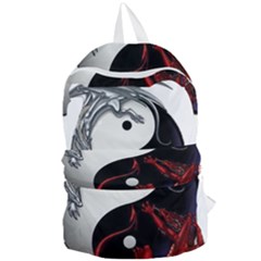 Yin And Yang Chinese Dragon Foldable Lightweight Backpack by Mog4mog4