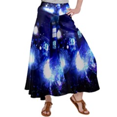 Tardis Background Space Women s Satin Palazzo Pants by Mog4mog4