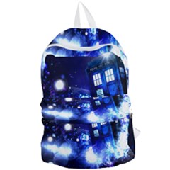 Tardis Background Space Foldable Lightweight Backpack by Mog4mog4