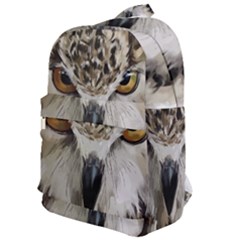 Vector Hand Painted Owl Classic Backpack by Mog4mog4