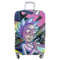 Cartoon Parody Time Travel Ultra Pattern Luggage Cover (medium) by Mog4mog4