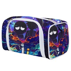 Cartoon Parody In Outer Space Toiletries Pouch by Mog4mog4