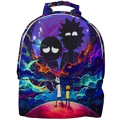 Cartoon Parody In Outer Space Mini Full Print Backpack by Mog4mog4