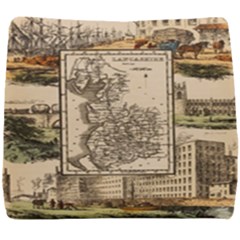 Antique Map Railway Lines Railway Train Char Seat Cushion by Mog4mog4