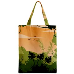 Forest Images Vector Zipper Classic Tote Bag by Mog4mog4