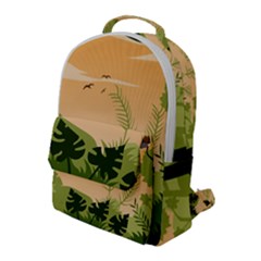 Forest Images Vector Flap Pocket Backpack (large) by Mog4mog4