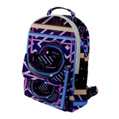 Abstract Sphere Room 3d Design Shape Circle Flap Pocket Backpack (large) by Mog4mog4