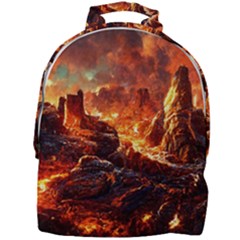 Nature Wallpaper Vulcanic Landscape Mini Full Print Backpack by Mog4mog4