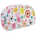 Cute Animals Cartoon Seamless Background Make Up Case (Medium) View1