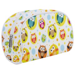 Owl Bird Cartoon Make Up Case (medium) by Bakwanart