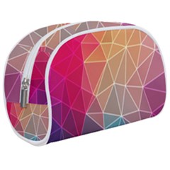 Multicolored Geometric Origami Idea Pattern Make Up Case (medium) by Bakwanart