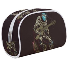 Astronaut Playing Guitar Parody Make Up Case (medium) by Bakwanart