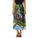 Green Village Miniature Technology Classic Midi Chiffon Skirt View1