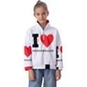 I love marshmallow  Kids  Half Zip Hoodie View1