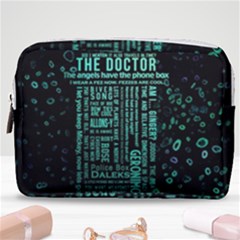 Tardis Doctor Who Technology Number Communication Make Up Pouch (medium) by Bakwanart