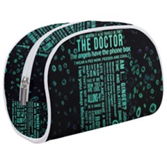 Tardis Doctor Who Technology Number Communication Make Up Case (medium) by Bakwanart