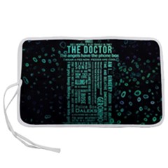 Tardis Doctor Who Technology Number Communication Pen Storage Case (l) by Bakwanart