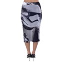 Stormtrooper Velvet Midi Pencil Skirt View2