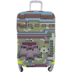 Arcade Game Retro Pattern Luggage Cover (large) by Bakwanart