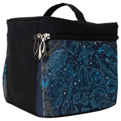 Position Of The Constellations Illustration Star Blue Make Up Travel Bag (big) by Bakwanart