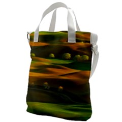 Landscape Usa Nature Washington State Trees Field Palouse Canvas Messenger Bag by Bakwanart