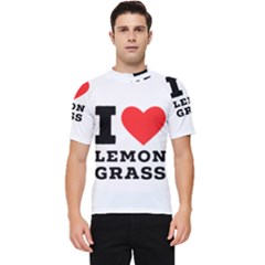 I Love Lemon Grass Men s Short Sleeve Rash Guard by ilovewhateva