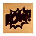 Pow Comic Comic Book Fight Wood Photo Frame Cube View2