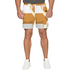 Corgi Dog Puppy Men s Runner Shorts by 99art