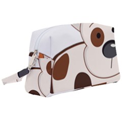 Animation-dog-cute-cartoon-drawing Wristlet Pouch Bag (large) by 99art