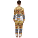 Animation-lion-animals-king-cool Women s Long Sleeve Satin Pajamas Set	 View2