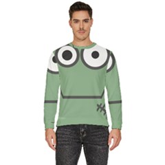 Cartoon-cute-frankenstein-halloween Men s Fleece Sweatshirt by 99art