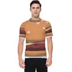 Hamburger-cheeseburger-burger-lunch Men s Short Sleeve Rash Guard by 99art