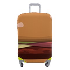 Hamburger-cheeseburger-burger-lunch Luggage Cover (small) by 99art