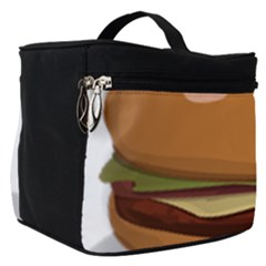 Hamburger-cheeseburger-burger-lunch Make Up Travel Bag (small) by 99art