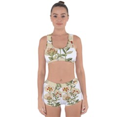 Nature-flower-leaf-plant-isolated Racerback Boyleg Bikini Set by 99art