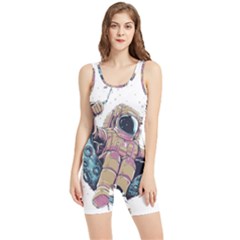 Drawing-astronaut Women s Wrestling Singlet by 99art