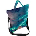 Amazing Aurora Borealis Colors Fold Over Handle Tote Bag View1