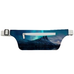 Aurora Borealis Mountain Reflection Active Waist Bag by B30l