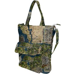 Map Illustration Gta Shoulder Tote Bag by B30l