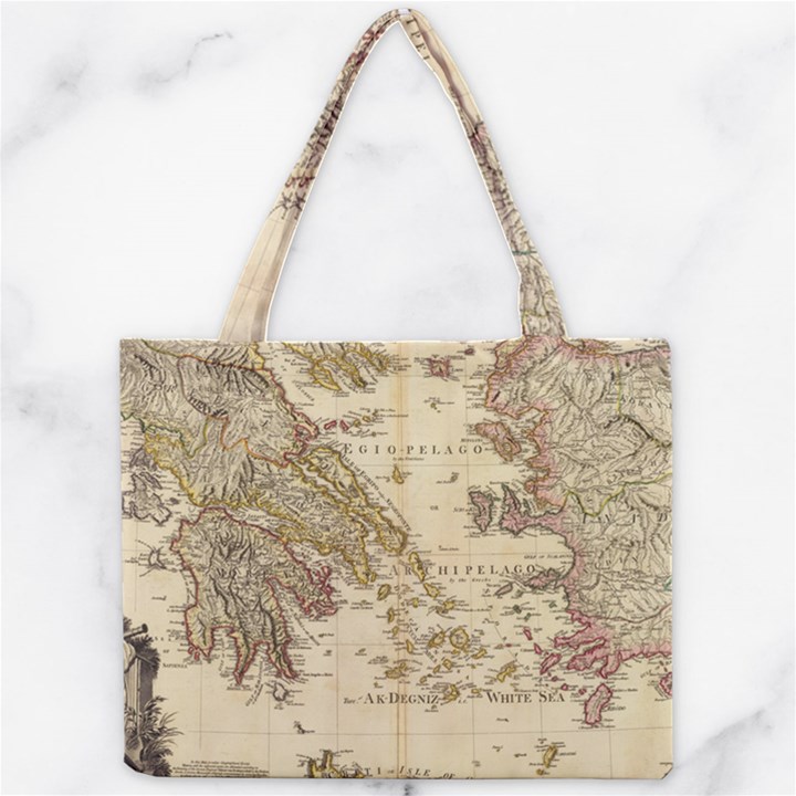 Map Of Greece Archipelago Mini Tote Bag