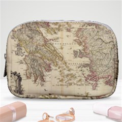 Map Of Greece Archipelago Make Up Pouch (small) by B30l