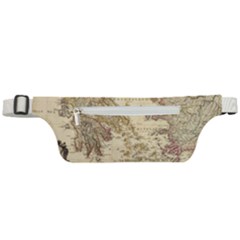 Map Of Greece Archipelago Active Waist Bag by B30l