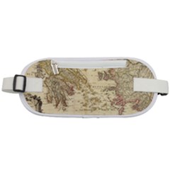 Map Of Greece Archipelago Rounded Waist Pouch by B30l